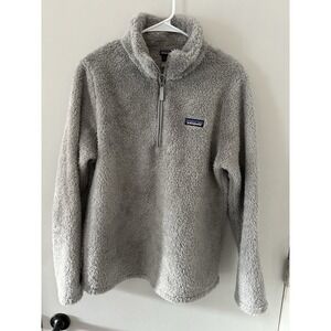 Patagonia Women's Los Gatos Fleece 1/4 Zip Pullover, Gray, Women's Large